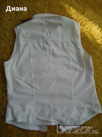Оригинална дамска блуза без ръкави, снимка 4 - Корсети, бюстиета, топове - 18350422