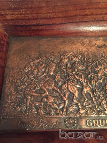 уникална картина от мед, снимка 2 - Антикварни и старинни предмети - 19128080