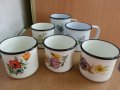 сериз емайлирани чаши СССР, снимка 3