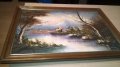 ПОРЪЧАНА-Картина с рамка-маслени бои-61/44см-внос швеицария, снимка 2