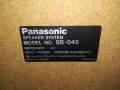 panasonic sb-045 made in japan-2x60w/4ohm-внос швеицария, снимка 17