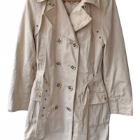 Gin Tonic ® Women дамски шлифер палто бежов с колан , снимка 1 - Палта, манта - 21722573