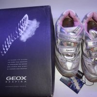 32 н Geox сребристи маратонки – 32 номер, 21.4см, снимка 7 - Детски маратонки - 25093157