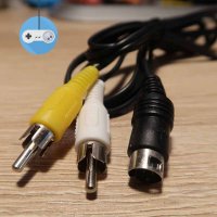 Видео кабел за Sega Mega Drive AV Cable, снимка 4 - Аксесоари - 23850365