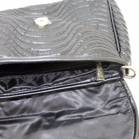 ПРОМО 🍊 VERSACE 🍊 Дамска кожена черна вечерна чанта нова с етикети, снимка 5 - Чанти - 19508749