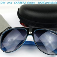 C A R R E R A - АВИАТОР-ЧЕРНА + СИНЯ / вътре/ РАМКА -ТЪМНО СТЪКЛО-Слънчеви Очила UV 400, снимка 7 - Слънчеви и диоптрични очила - 7877436