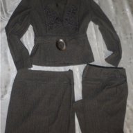 Зимен костюм от три части .Сако ,пола и панталон " Elizabeth " , снимка 4 - Костюми - 14815224