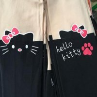 Детски черен чорапогащник Коте Кити Хелоу hello kitty , снимка 5 - Други - 15830656