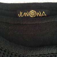 Тъмносиня рокля Junona плетиво, 100% памук, размер  S, снимка 3 - Рокли - 26124879