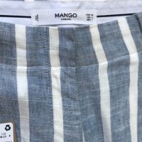 Ленен летен панталон Mango, снимка 5 - Панталони - 22386155