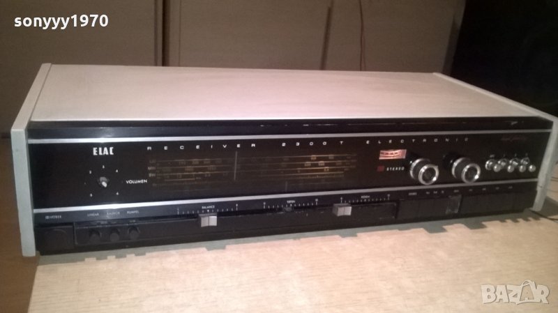 &Elac 2300t receiver-made in west germany-внос швеицария, снимка 1