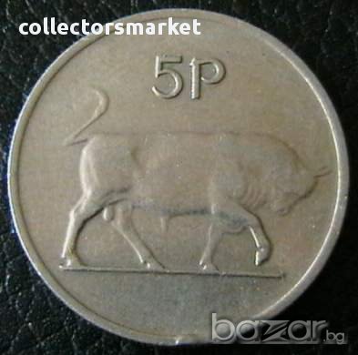 5 пенса 1976, Ирландия, снимка 1