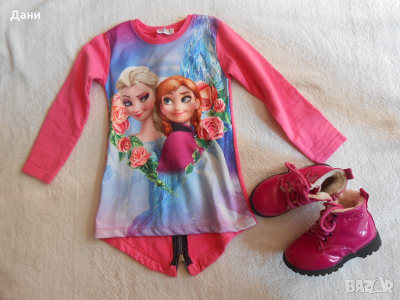 Топла блуза Замръзналото кралство frozen, снимка 1