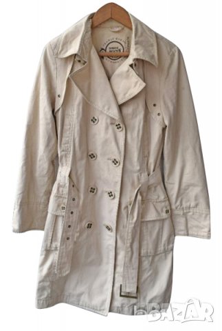 Gin Tonic ® Women дамски шлифер палто бежов с колан 