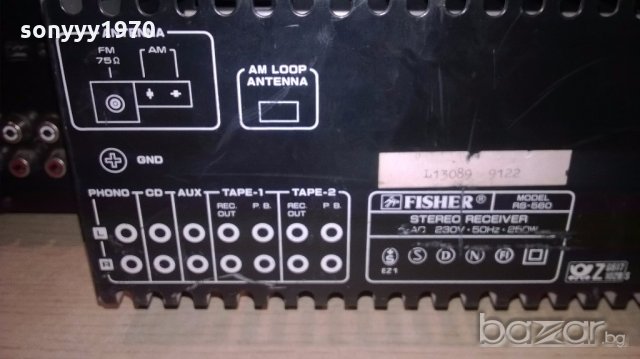 поръчан-fisher rs-560 receiver with equalizer-внос швеицария, снимка 18 - Ресийвъри, усилватели, смесителни пултове - 19856151