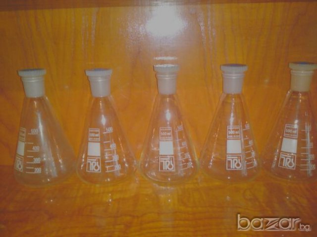 Лабораторни колби-500мл-Rosotherm Нови, снимка 3 - Лаборатория - 20827195