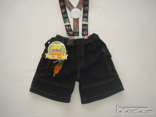 Нови,с етикет панталони с тиранти, 092 см.  , снимка 5 - Панталони и долнища за бебе - 16093096