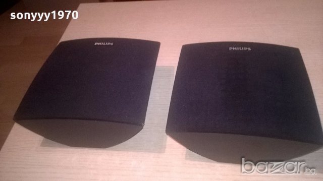 philips-2бр тонколони-19х19х8см-внос швеицария, снимка 13 - Тонколони - 18772909