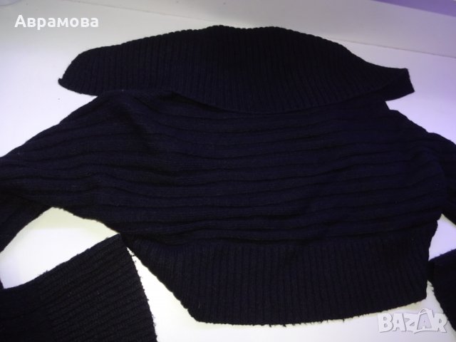 S/M размер Cassidi черна жилетка, ръкави – S/M размер, снимка 12 - Жилетки - 24466728
