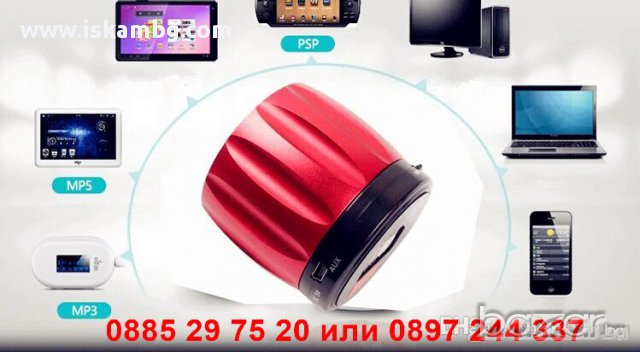 Bluetooth Speaker за телефон - Handsfree/USB/MP3/MIC - код S12, снимка 6 - Слушалки, hands-free - 12254317