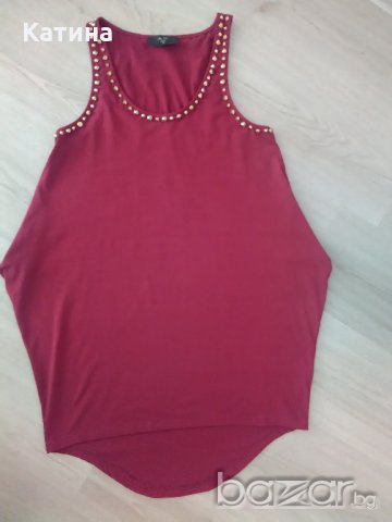 AX асиметрична туника/рокля в бордо, снимка 2 - Детски Блузи и туники - 21278729