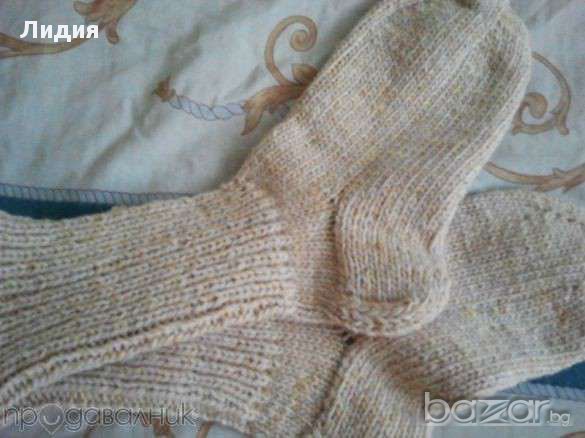 Ръчно изплетени вълнени чорапи, снимка 1 - Други - 15874315