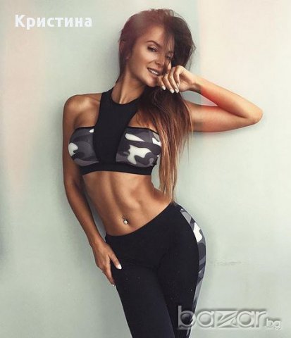 Промо цена 35 Дамски спортен комплект Милитъри, снимка 3 - Спортни екипи - 17735661