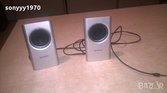 sony жестоки активни колонки-11х6х2см-внос белгия, снимка 6 - Тонколони - 25922307