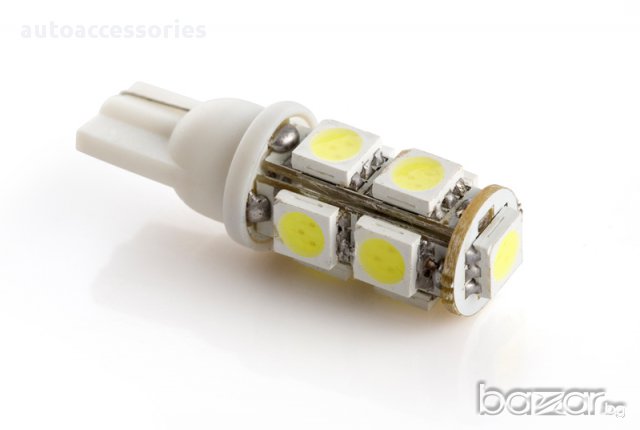 LED Диодна крушка  T10 9SMD 5050