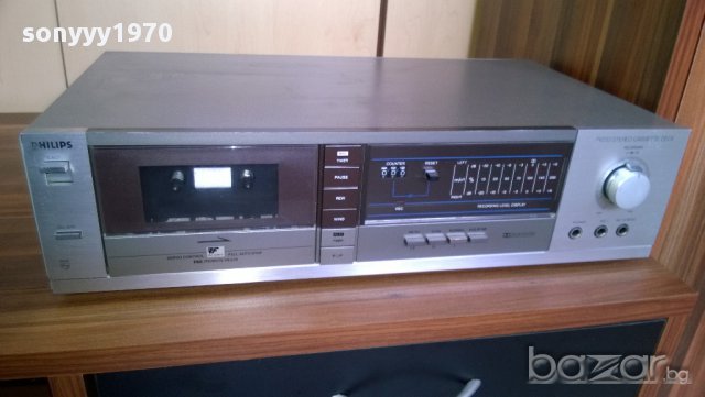 philips f6233/00 stereo cassette deck-made in belgium-внос швеицария, снимка 17 - Плейъри, домашно кино, прожектори - 9009264