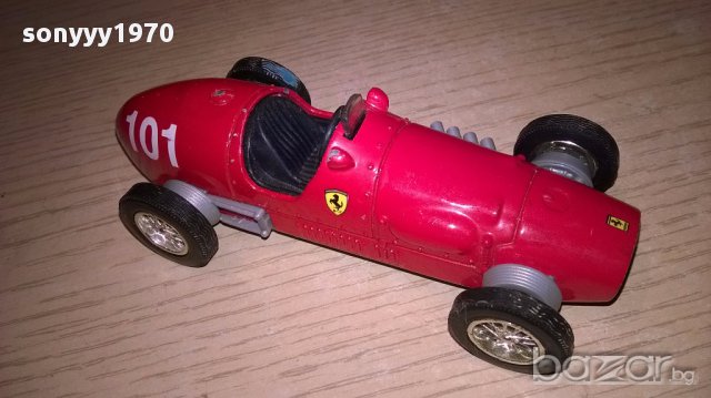 Ferrari ретро кола 11х5см-внос швеицария, снимка 9 - Антикварни и старинни предмети - 17622279