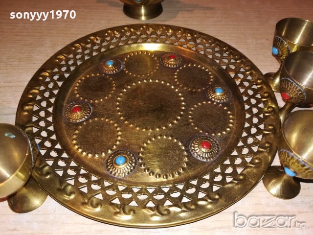 ПОРЪЧАН-ретро колекция-чаиник+чаши+поднос-внос швеицария, снимка 14 - Колекции - 20288748