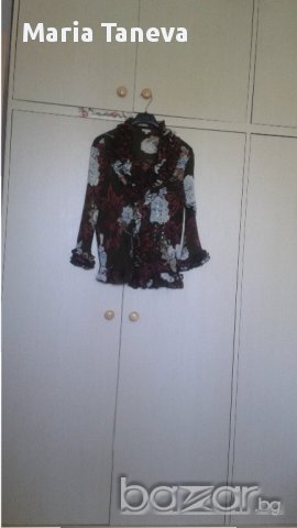 Дамска блуза /ТУНИКА/ с дълъг ръкав, коприна