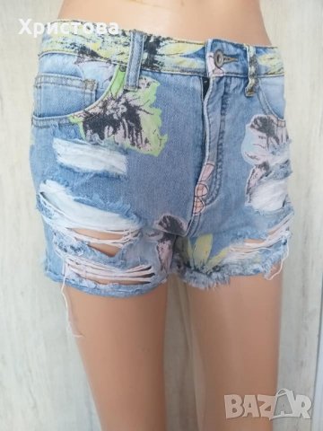 Нови дънкови панталонки - 20,00лв., снимка 9 - Къси панталони и бермуди - 21907591