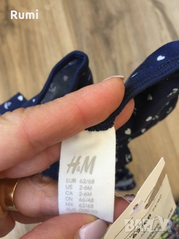 Оригинални нови цветни роклички H&M! 68р, снимка 7 - Бебешки рокли - 24741749