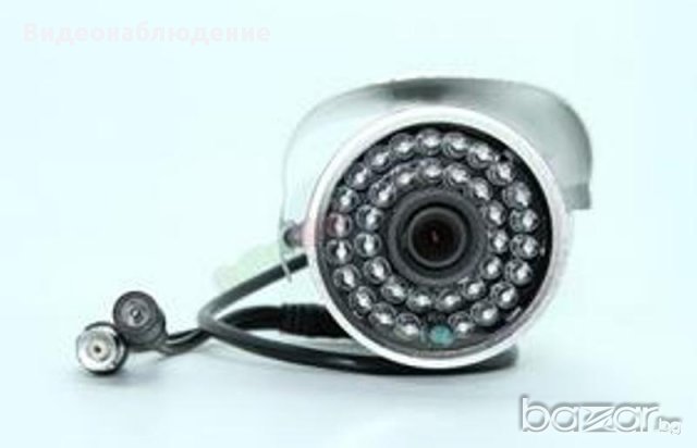 Метална 1/3" SONY CMOS 1800TVL CCTV Охранителна Ден/Нощ Камера. Удароустойчива Водоустойчива, снимка 2 - Камери - 10340409