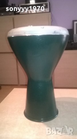 ГОЛЯМА ЗЕЛЕНА ТАРАМБУКА 40х25см-МЕТАЛНА-нова от сирия, снимка 3 - Ударни инструменти - 25872787