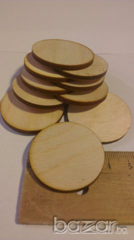 Дървени кръгчета ф-38мм - 10бр. , снимка 2 - Други - 7320959