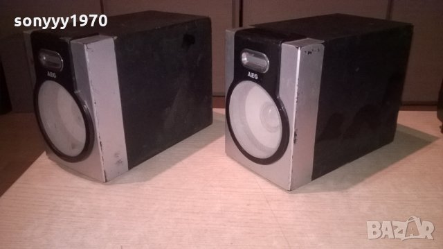 aeg 2бр тонколони 20х15х11см-внос швеицария, снимка 5 - Тонколони - 24751473