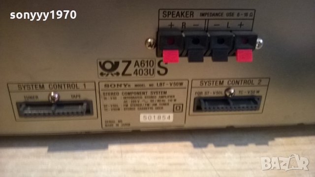 sony ta-v50 stereo amplifier-made in japan-внос швеицария, снимка 17 - Ресийвъри, усилватели, смесителни пултове - 23867713