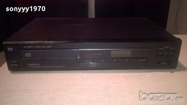 dual cd1035rc-cd player-внос швеицария, снимка 2 - Плейъри, домашно кино, прожектори - 19133345