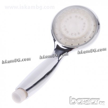 Светеща душ слушалка в 3 цвята - 808, снимка 3 - Други - 13569684