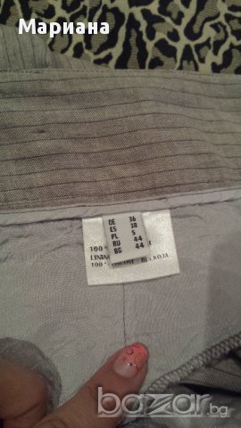 дамски ленен панталон Ariston S, снимка 5 - Панталони - 15571774