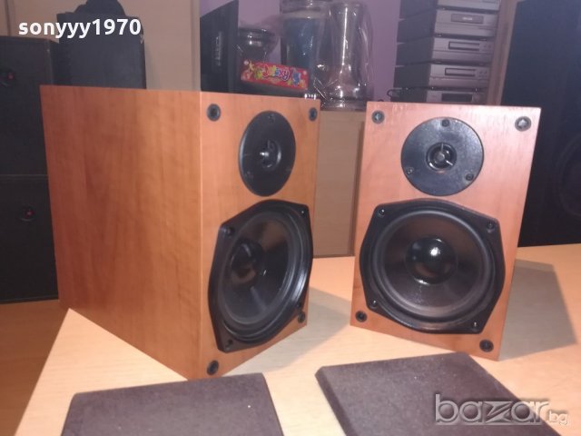 Pure 2х40w/8ohm-2броя тонколони-26х24х15см-внос англия, снимка 4 - Тонколони - 20403061