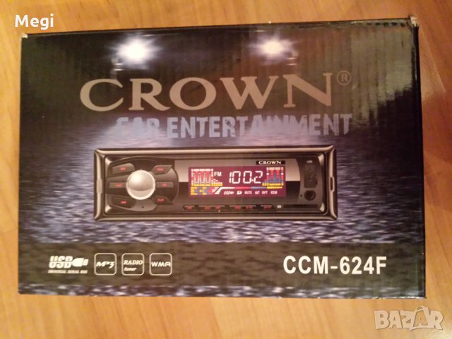 Авторесийвър Crown CCM-624F, снимка 2 - Радиокасетофони, транзистори - 24337466