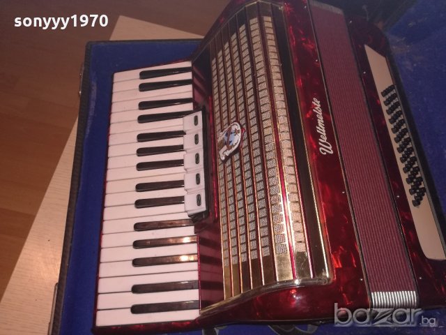 weltmeister-марков акордеон с куфар-50х48х25см-внос швеицария, снимка 7 - Акордеони - 20959096