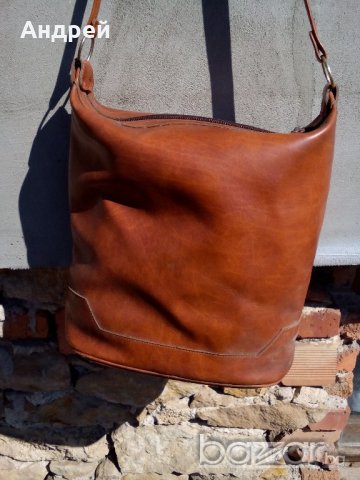 Кожена чанта БГА БАЛКАН, снимка 3 - Антикварни и старинни предмети - 19239374