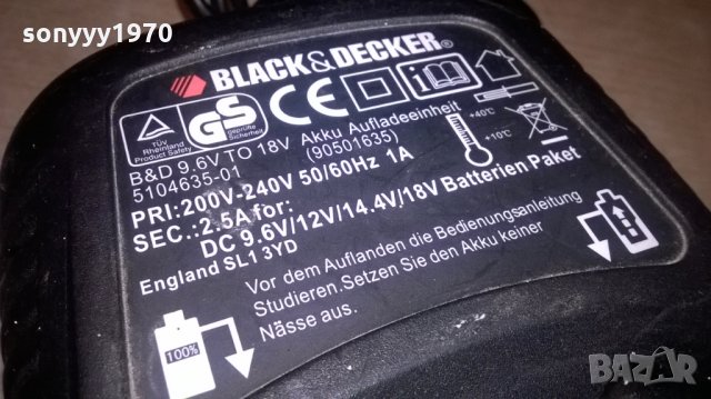 black&decker charger-внос швеицария, снимка 4 - Винтоверти - 23826924