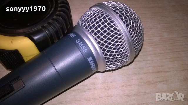 shue sm58-микрофон-profi-внос швеицария, снимка 3 - Микрофони - 22346015