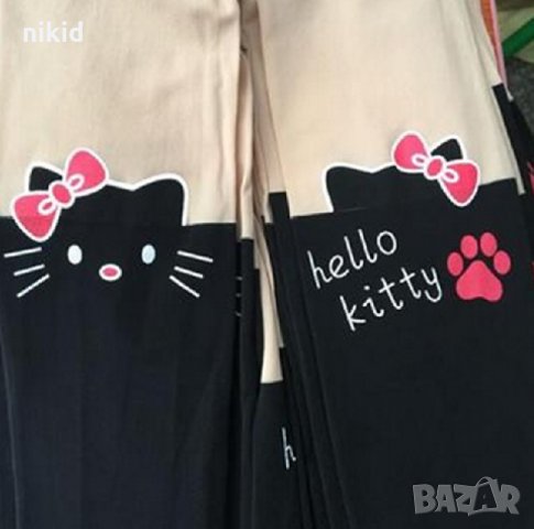 Детски черен чорапогащник Коте Кити Хелоу hello kitty , снимка 5 - Други - 15830656